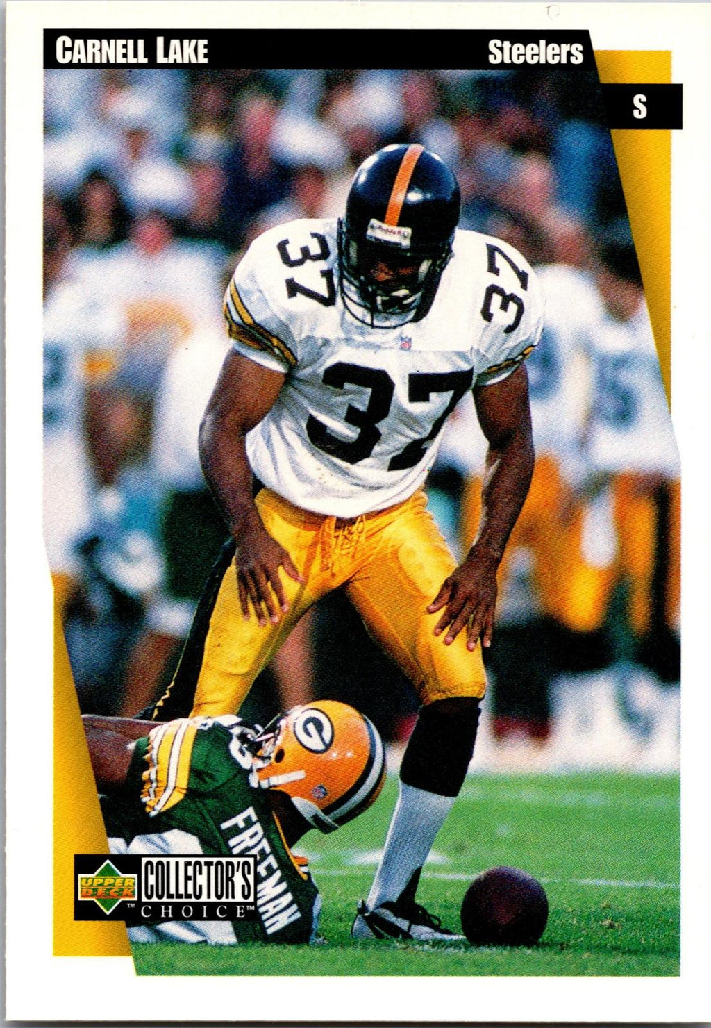1997 Collector's Choice Pittsburgh Steelers #PI5 Carnell Lake