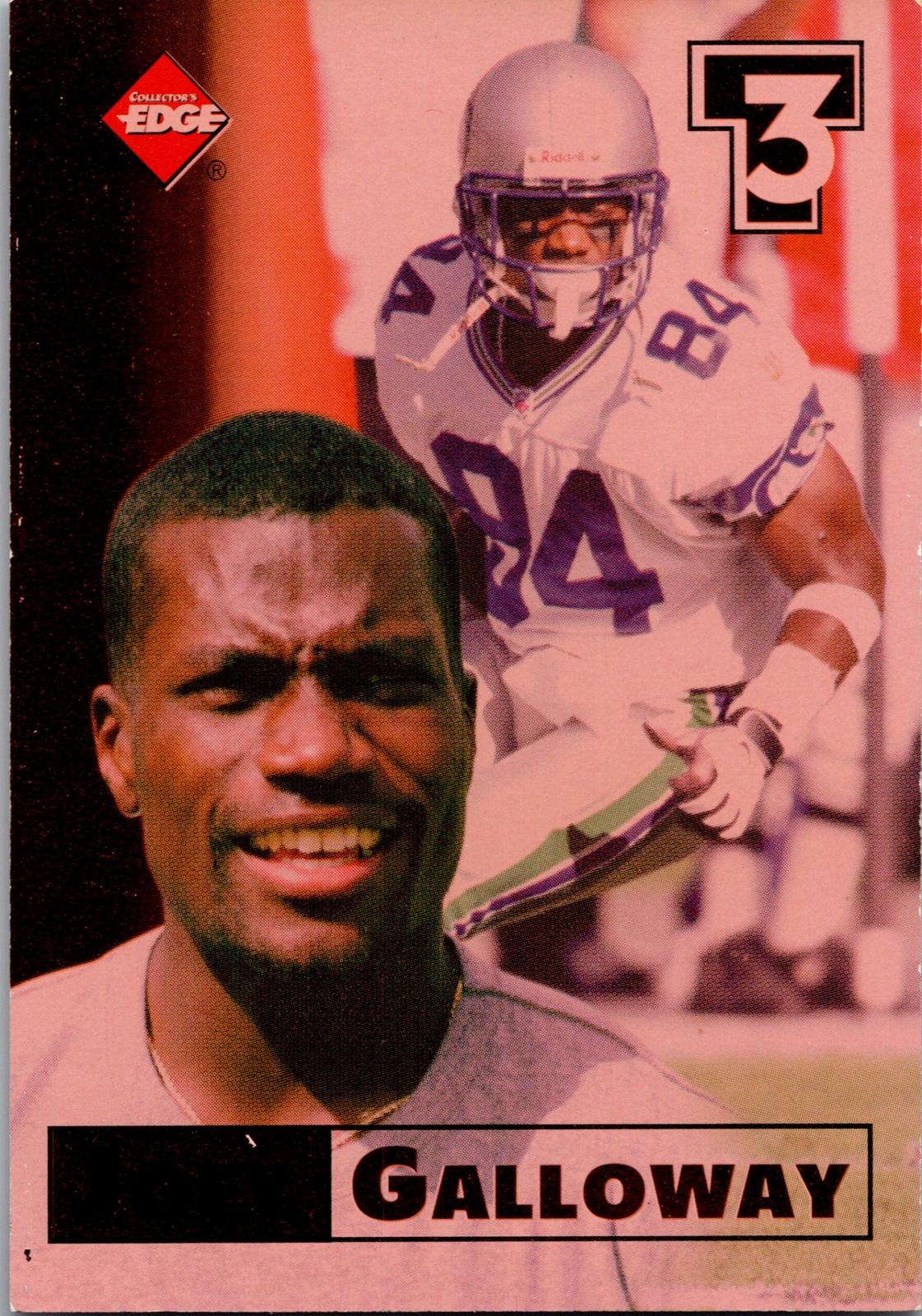 1998 Collector's Edge First Place #8 Joey Galloway Triple Threat