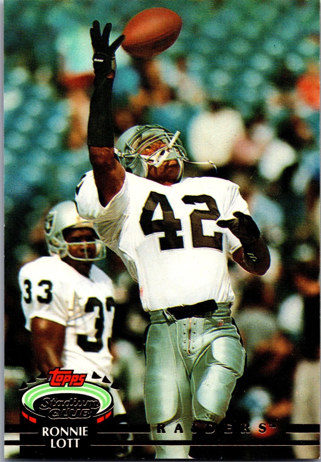 1992 Stadium Club #167b Ronnie Lott