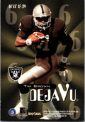 1999 SkyBox Premium #14 DV Torry Holt / Tim Brown Deja Vu