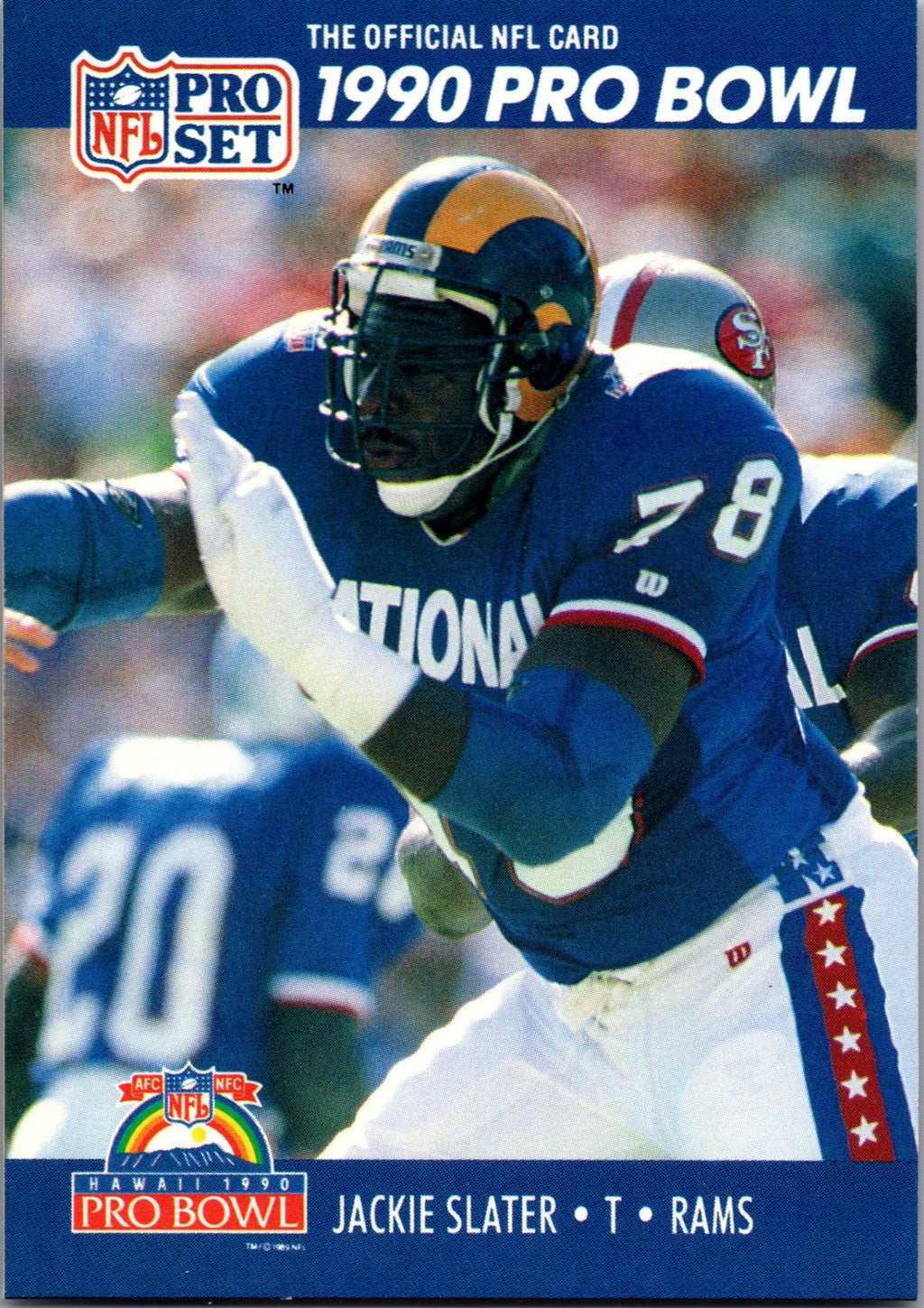 1990 Pro Set #417 Jackie Slater