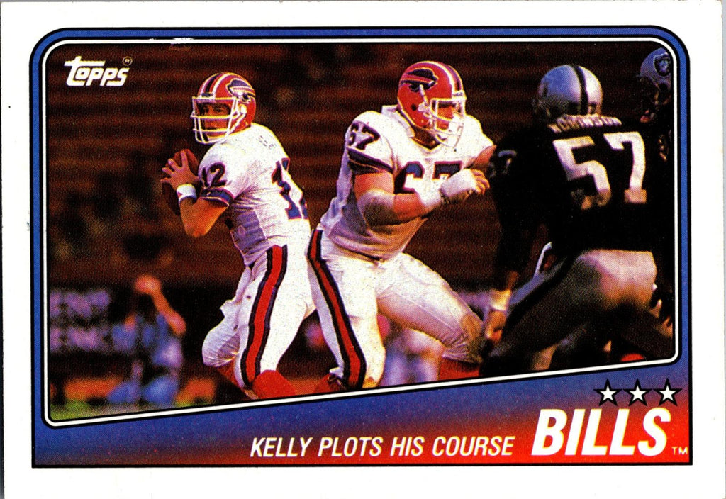1988 Topps #220 Bills Team Leaders - Jim Kelly