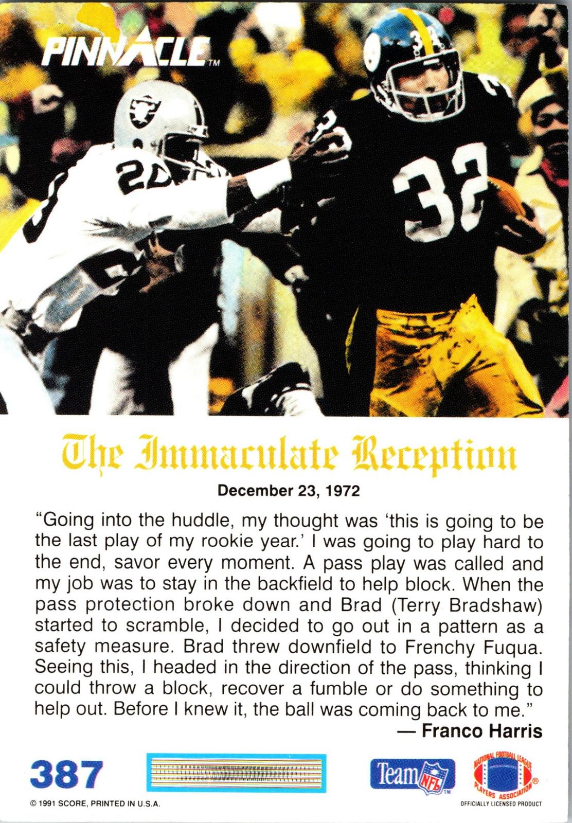 1991 Pinnacle #387 Franco Harris
