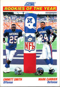 1991 Score #675 Emmitt Smith / Mark Carrier