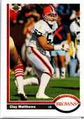 1991 Upper Deck #310 Clay Matthews