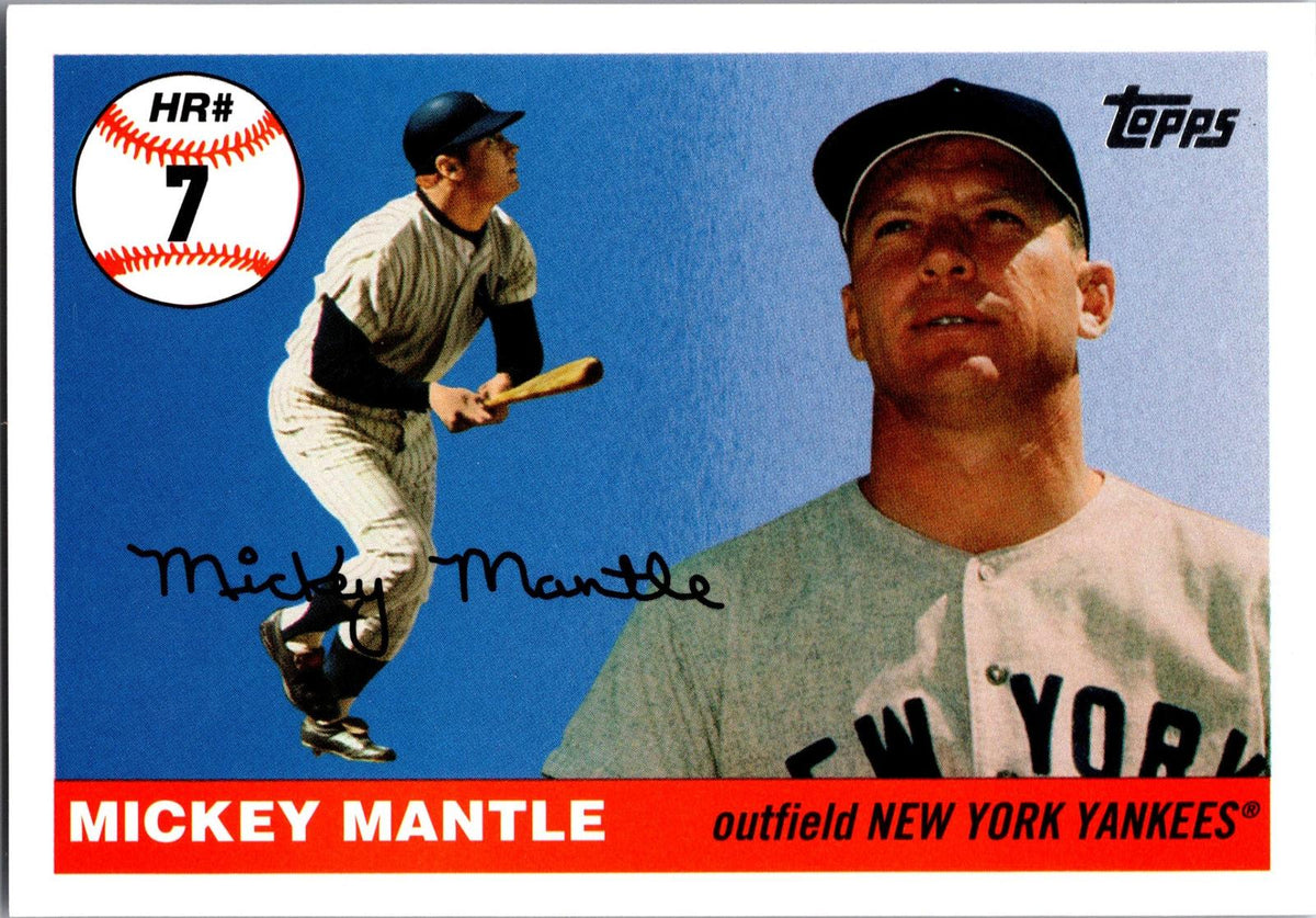2006 Topps #MHR70 Mickey Mantle Mickey Mantle Home Run History