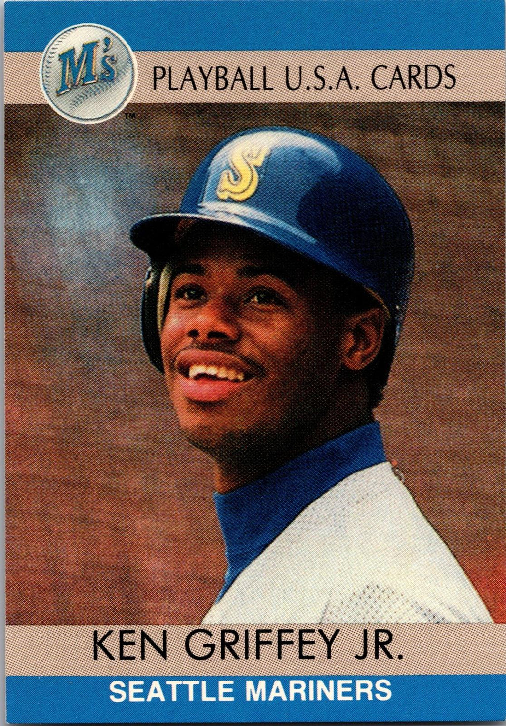1991 Playball U.S.A. (Unlicensed) #91-49 Ken Griffey Jr.