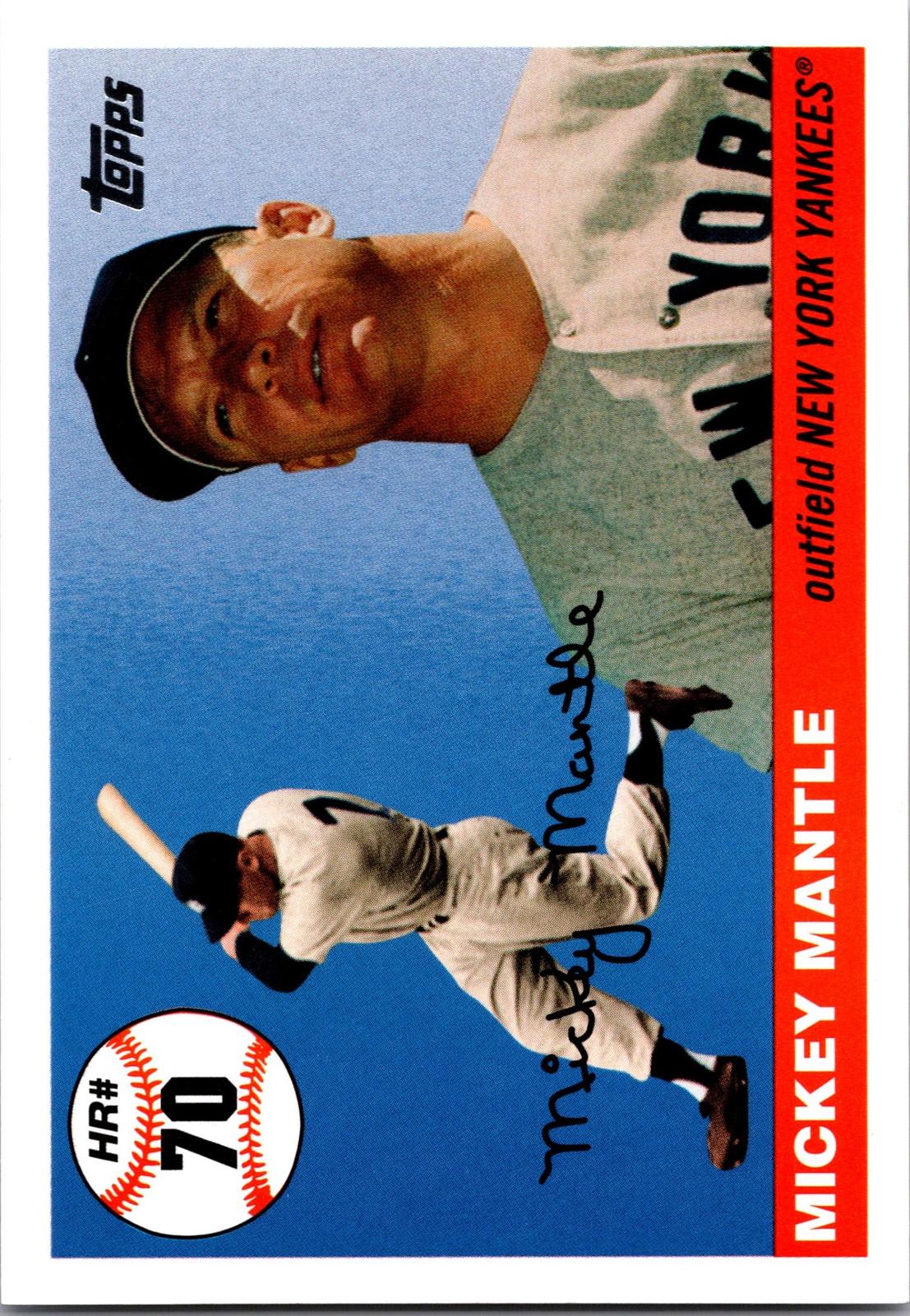 2006 Topps #MHR67 Mickey Mantle Mickey Mantle Home Run History