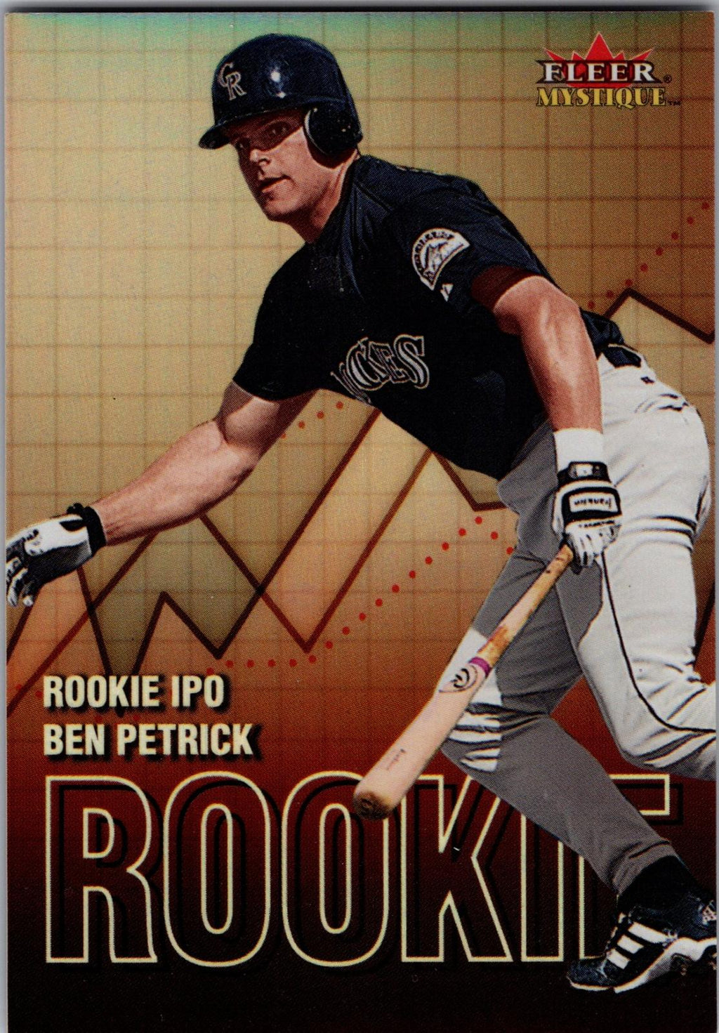 2000 Fleer Mystique #9RI Ben Petrick Rookie IPO