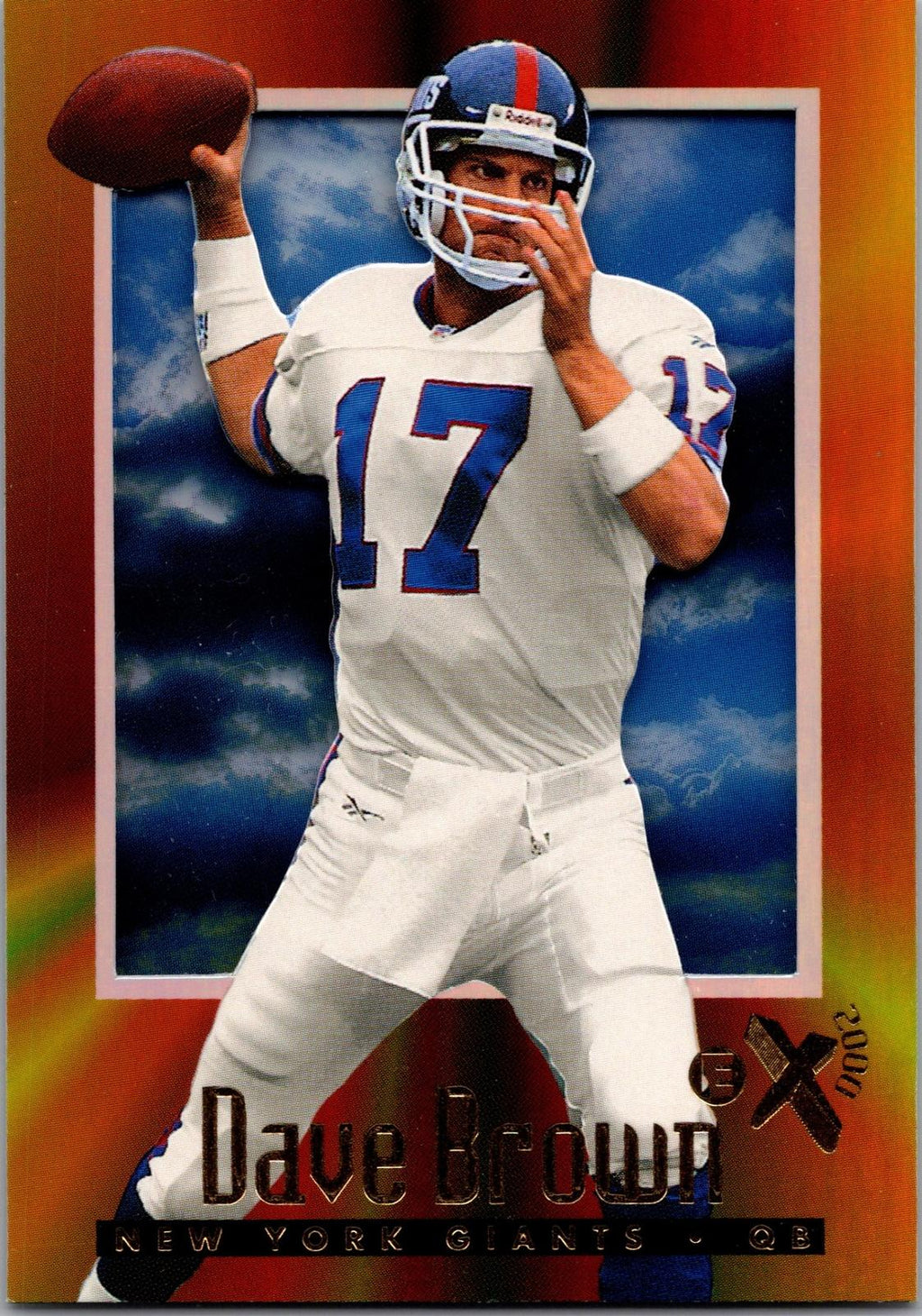 1997 SkyBox E-X2000 #20 Dave Brown
