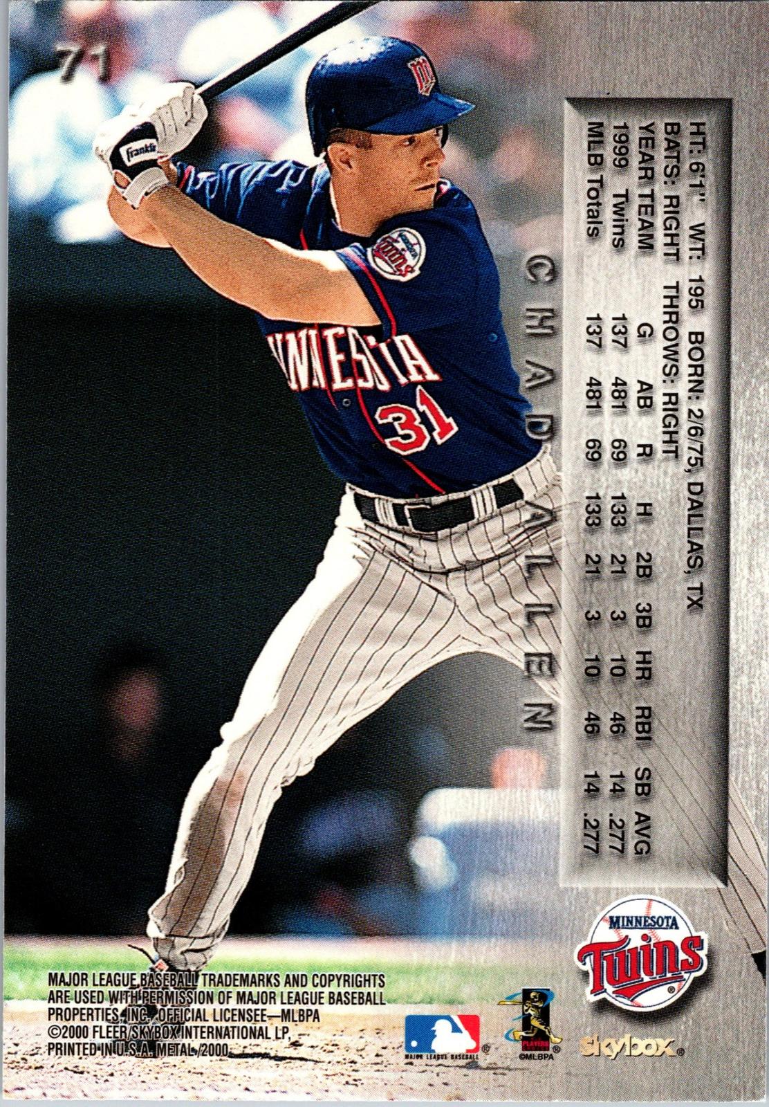 2000 Metal #71 Chad Allen