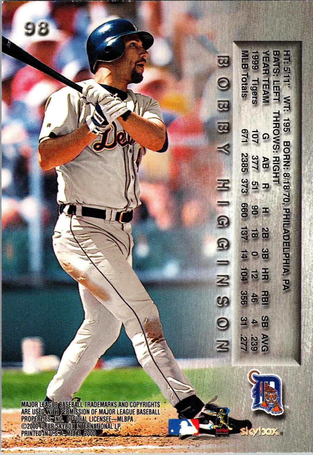 2000 Metal #98 Bobby Higginson