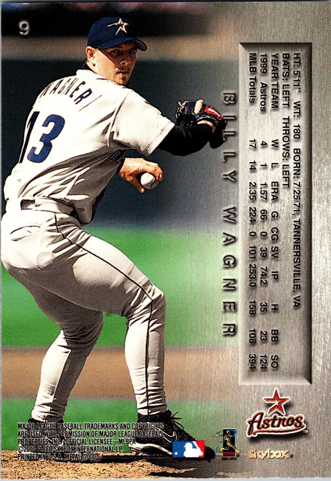 2000 Metal #9 Billy Wagner