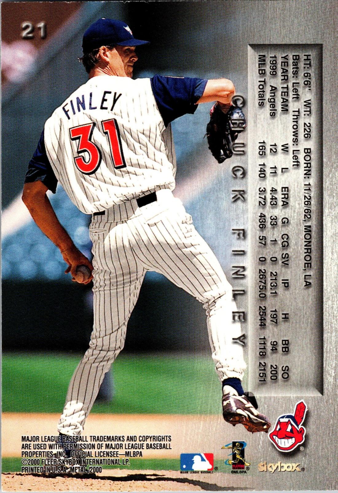 2000 Metal #21 Chuck Finley