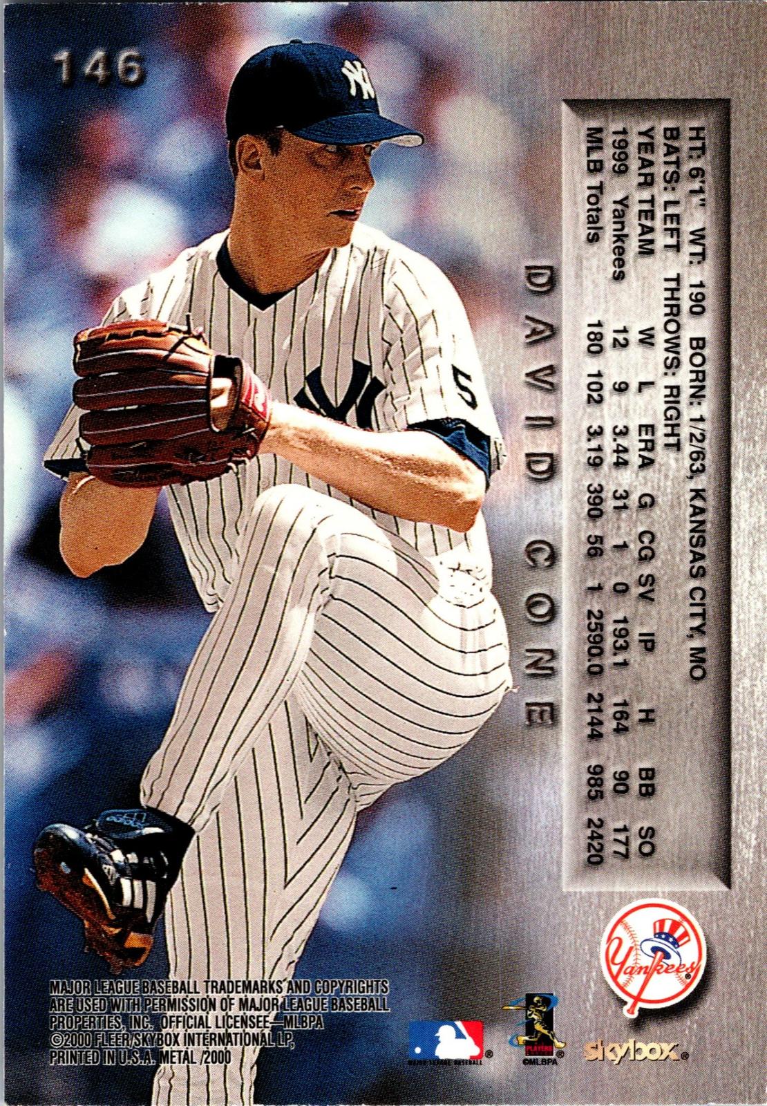 2000 Metal #146 David Cone Emerald