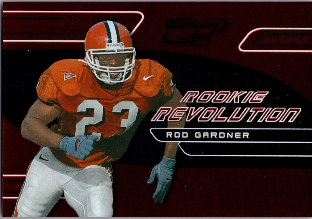 2001 Quantum Leaf #RR-8 Rod Gardner Rookie Revolution #/4000