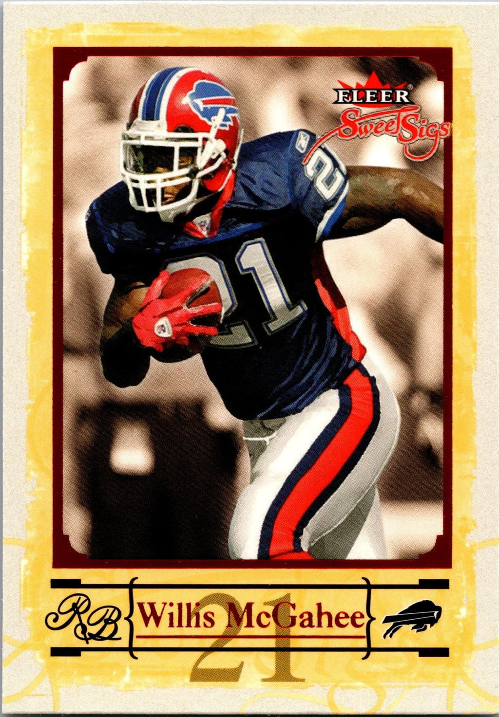 2004 Fleer Sweet Sigs #44 Willis McGahee