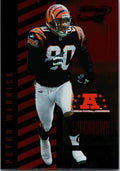 2001 Quantum Leaf #TC26 Peter Warrick Touchdown Club #/2000