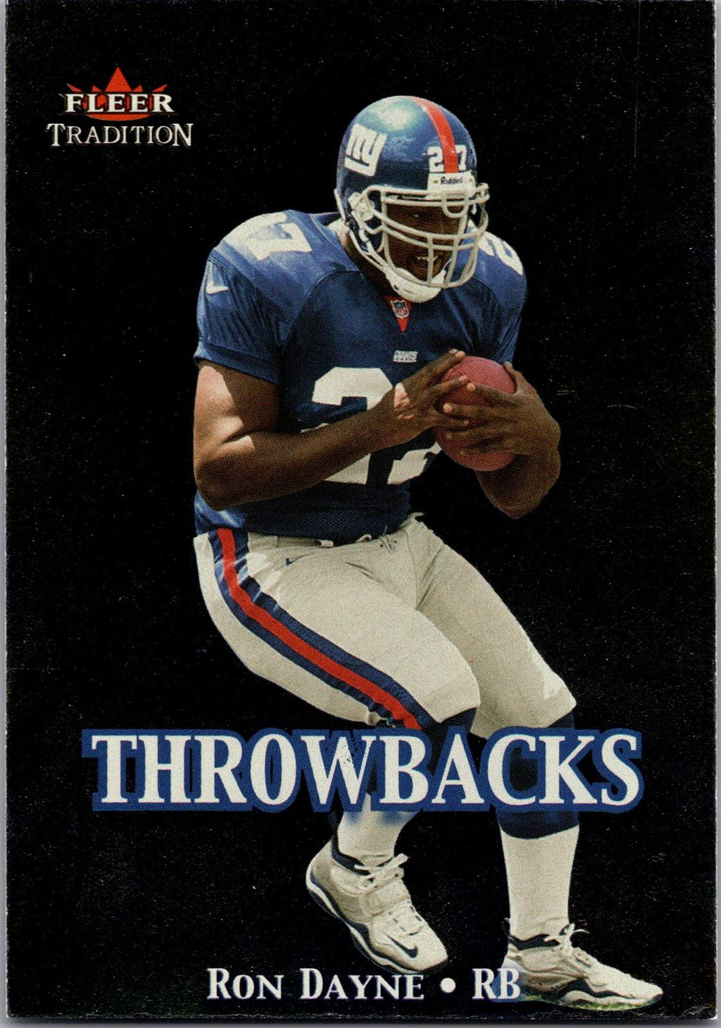 2000 Fleer Tradition #3 T Ron Dayne Throwbacks