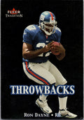 2000 Fleer Tradition #3 T Ron Dayne Throwbacks