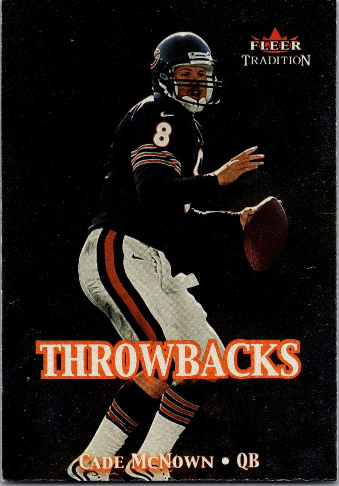 2000 Fleer Tradition #15 T Cade McNown Throwbacks