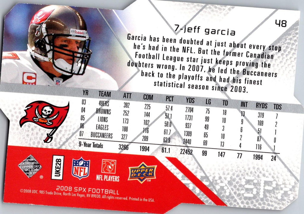 2008 SPx #48 Jeff Garcia