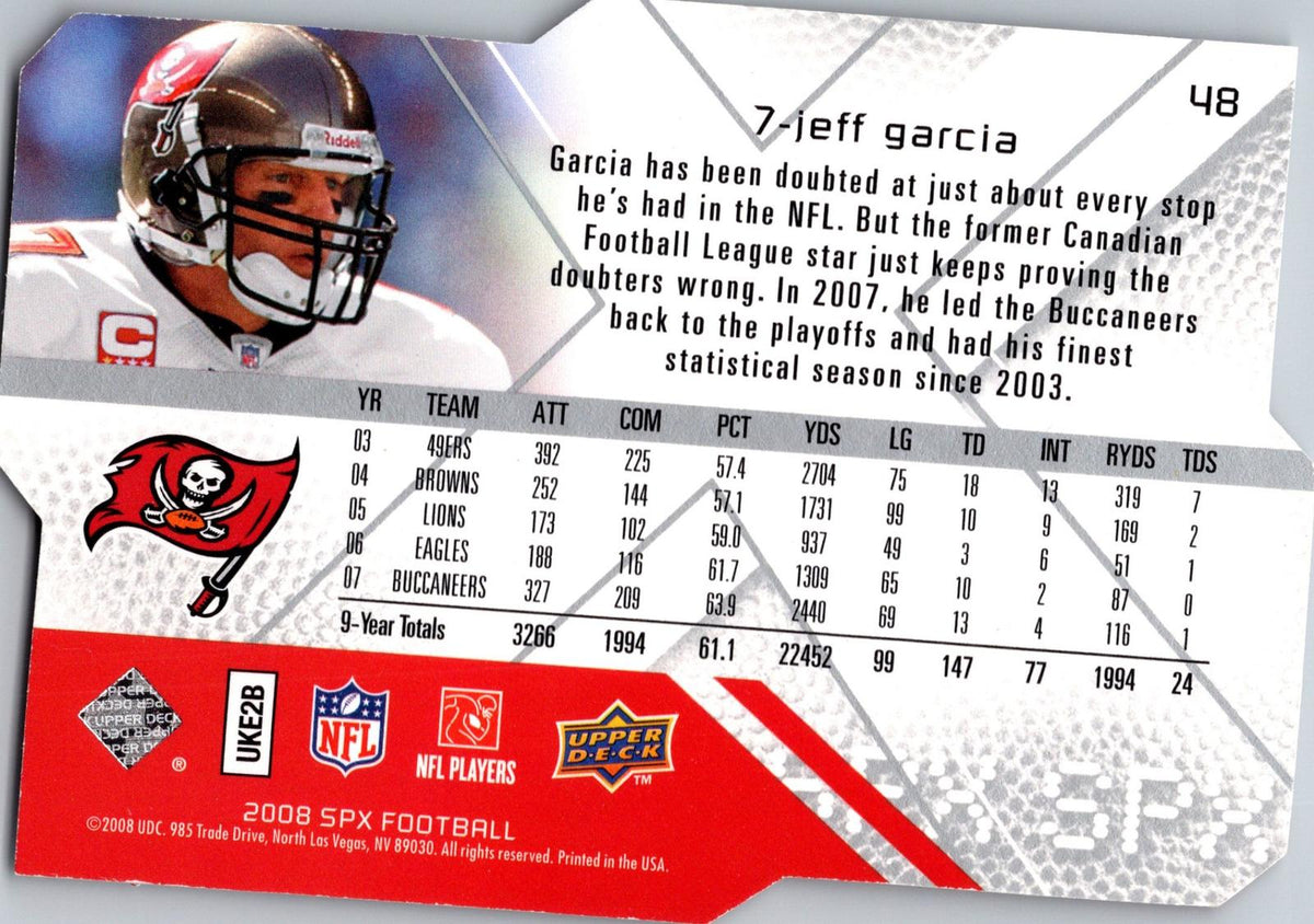 2008 SPx #48 Jeff Garcia