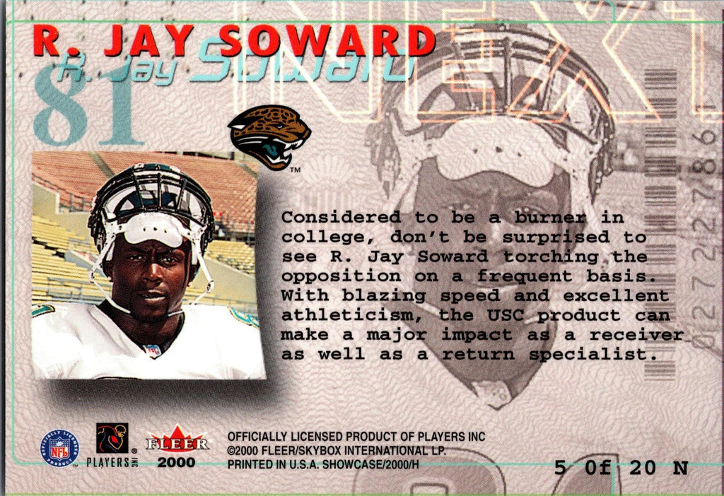 2000 Fleer Showcase #5 N R.Jay Soward Next
