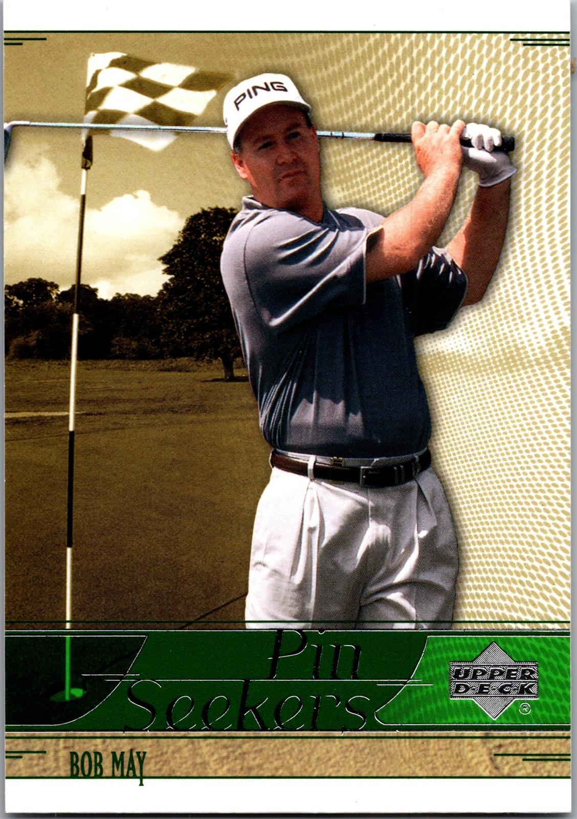 2002 Upper Deck #PS12 Bob May Pin Seekers