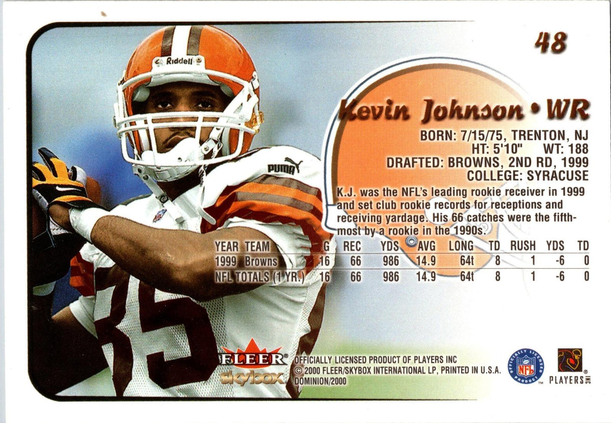 2000 SkyBox Dominion #48 Kevin Johnson