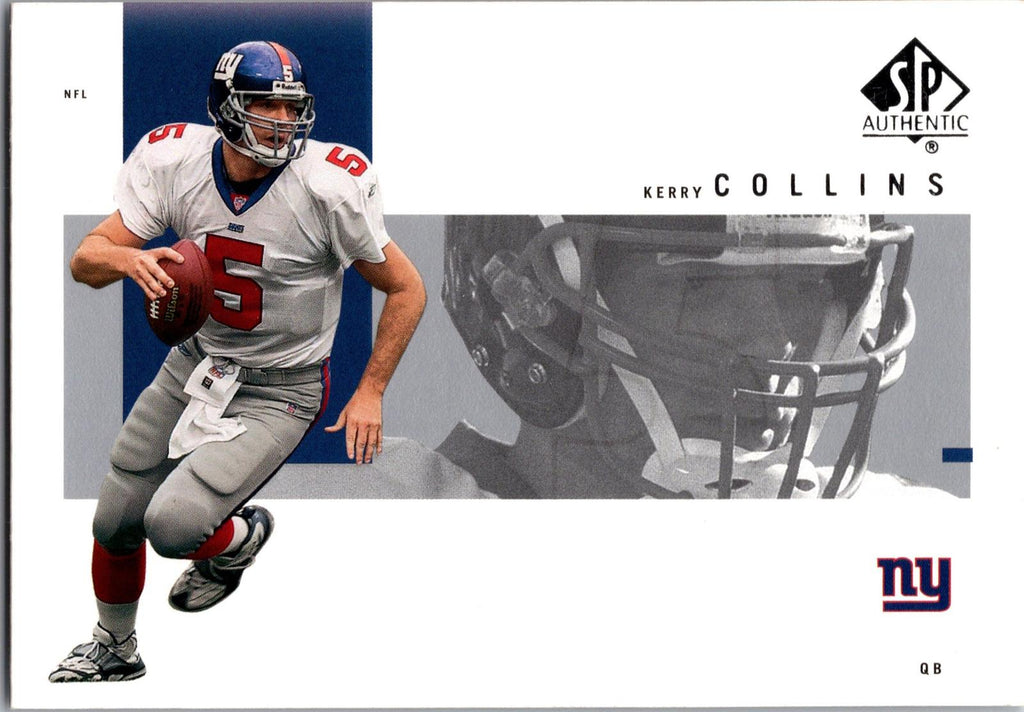2001 SP Authentic #59 Kerry Collins