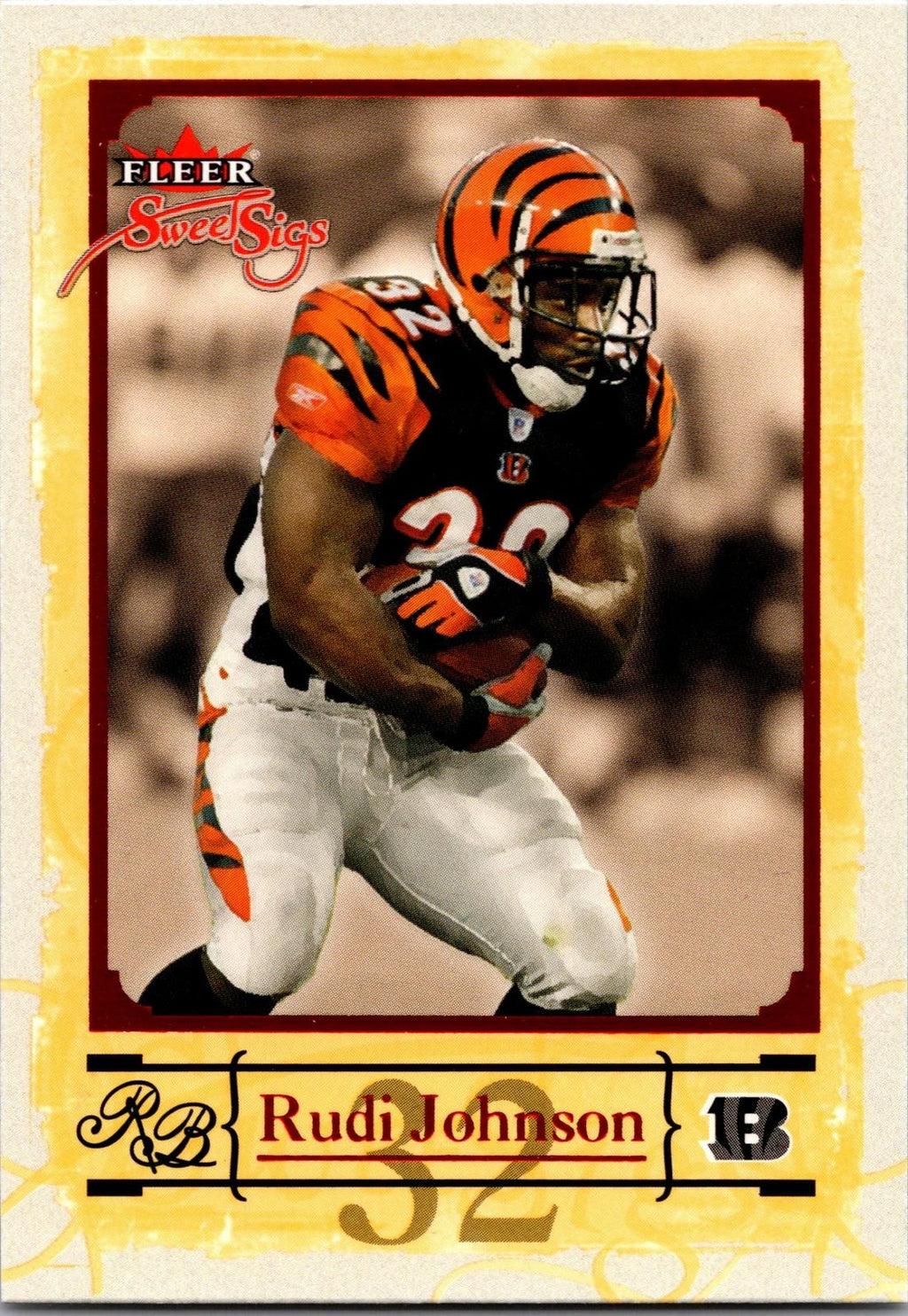 2004 Fleer Sweet Sigs #56 Rudi Johnson