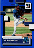 2022 Donruss #46 Jackson Kowar Holo Blue