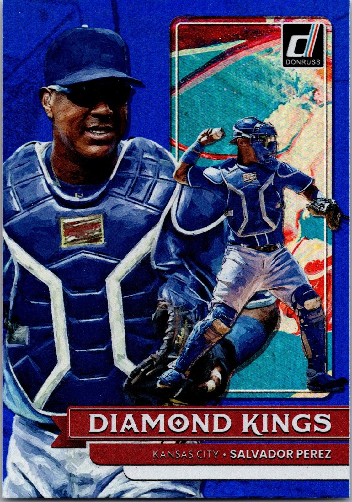 2022 Donruss #9 Salvador Perez Holo Blue