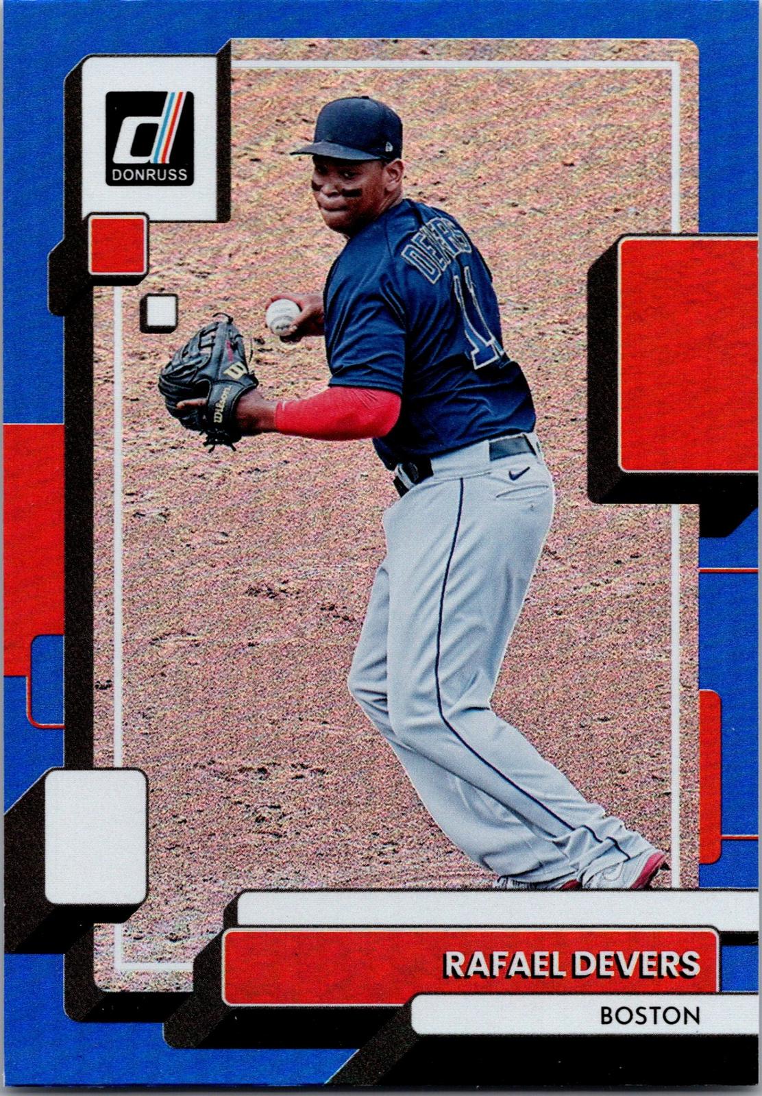 2022 Donruss #224 Rafael Devers Holo Blue