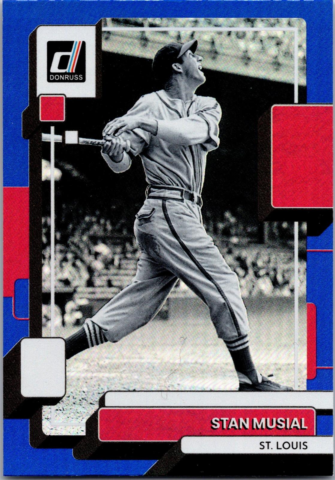 2022 Donruss #223b Stan Musial Holo Blue