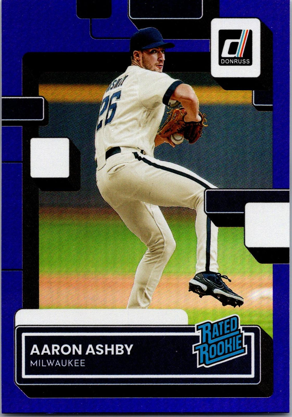 2022 Donruss #36 Aaron Ashby Holo Blue