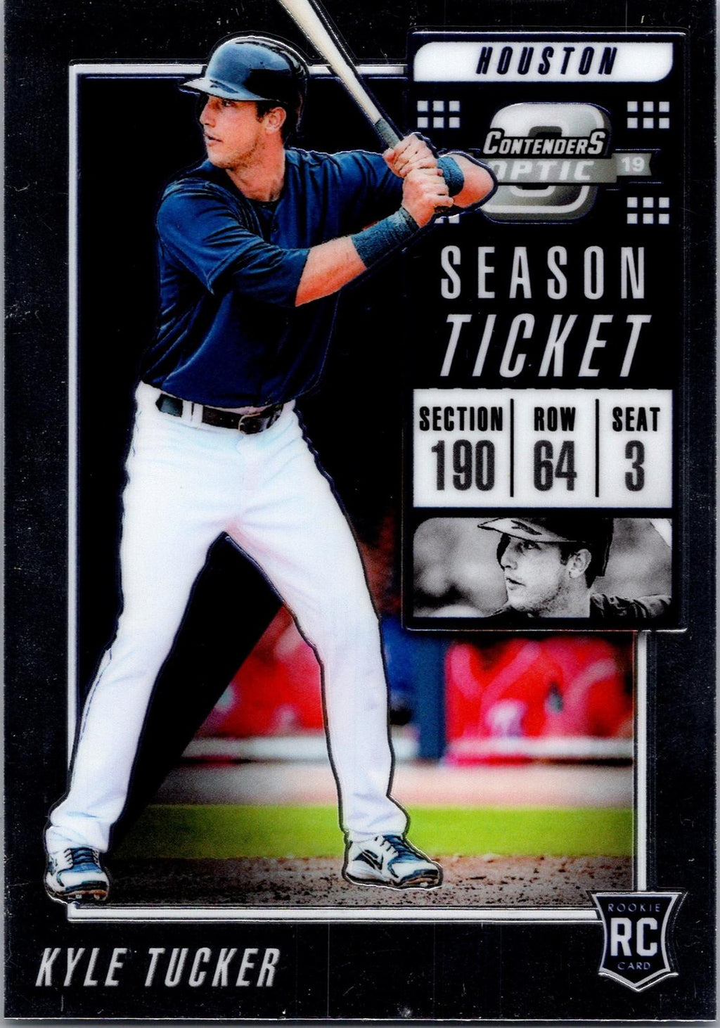 2019 Panini Chronicles #5 Kyle Tucker Contenders Optic Season Ticket