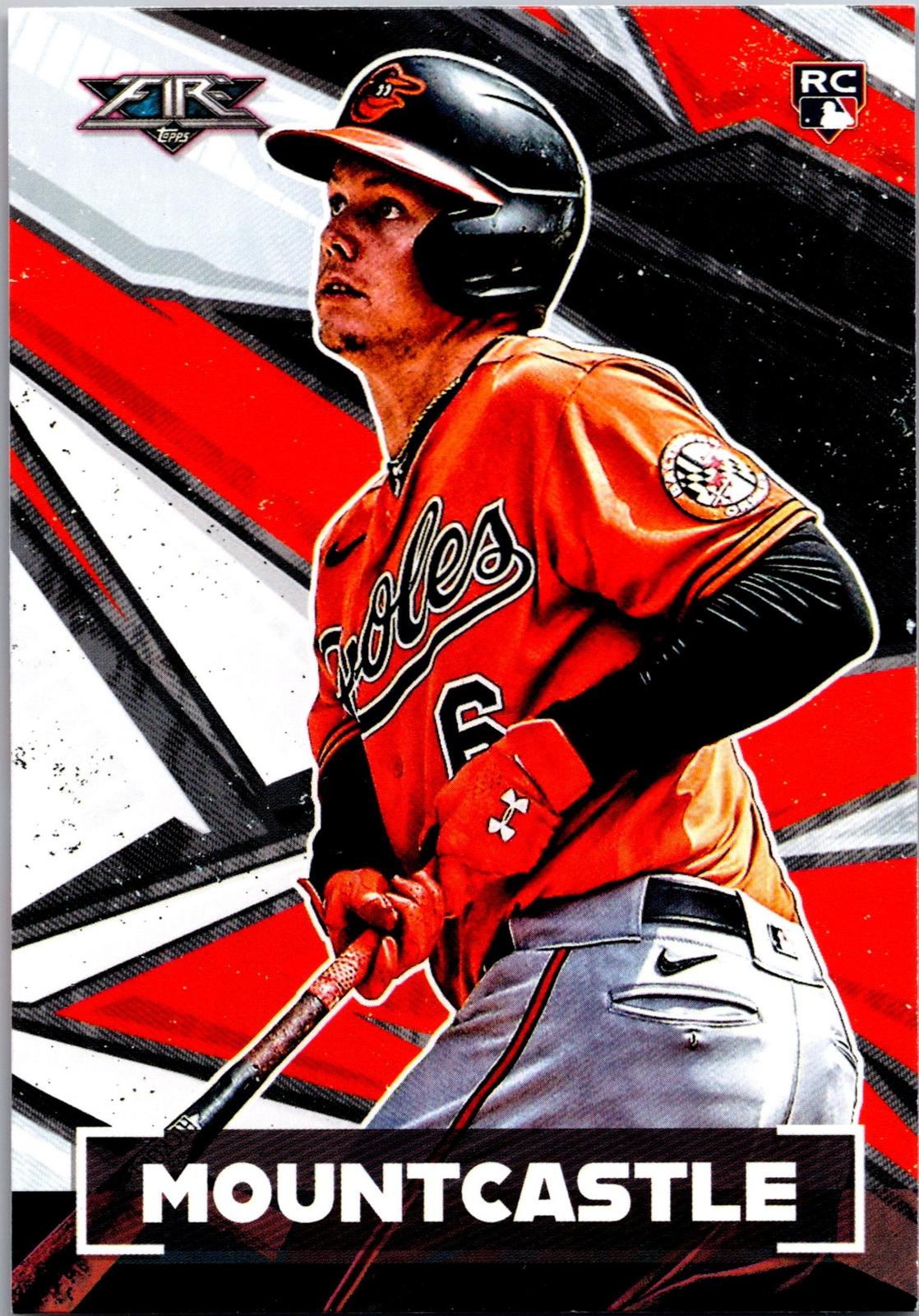 2021 Topps Fire #96 Ryan Mountcastle