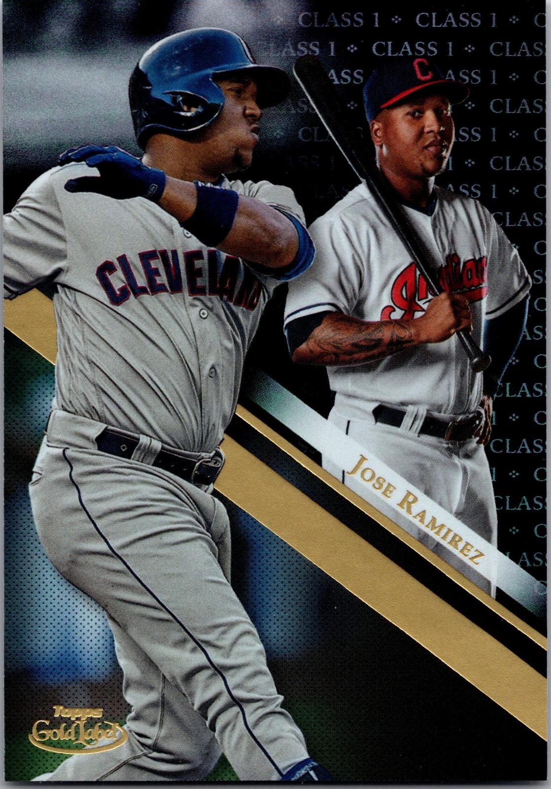 2019 Topps Gold Label #20 Jose Ramirez Class 1 Black