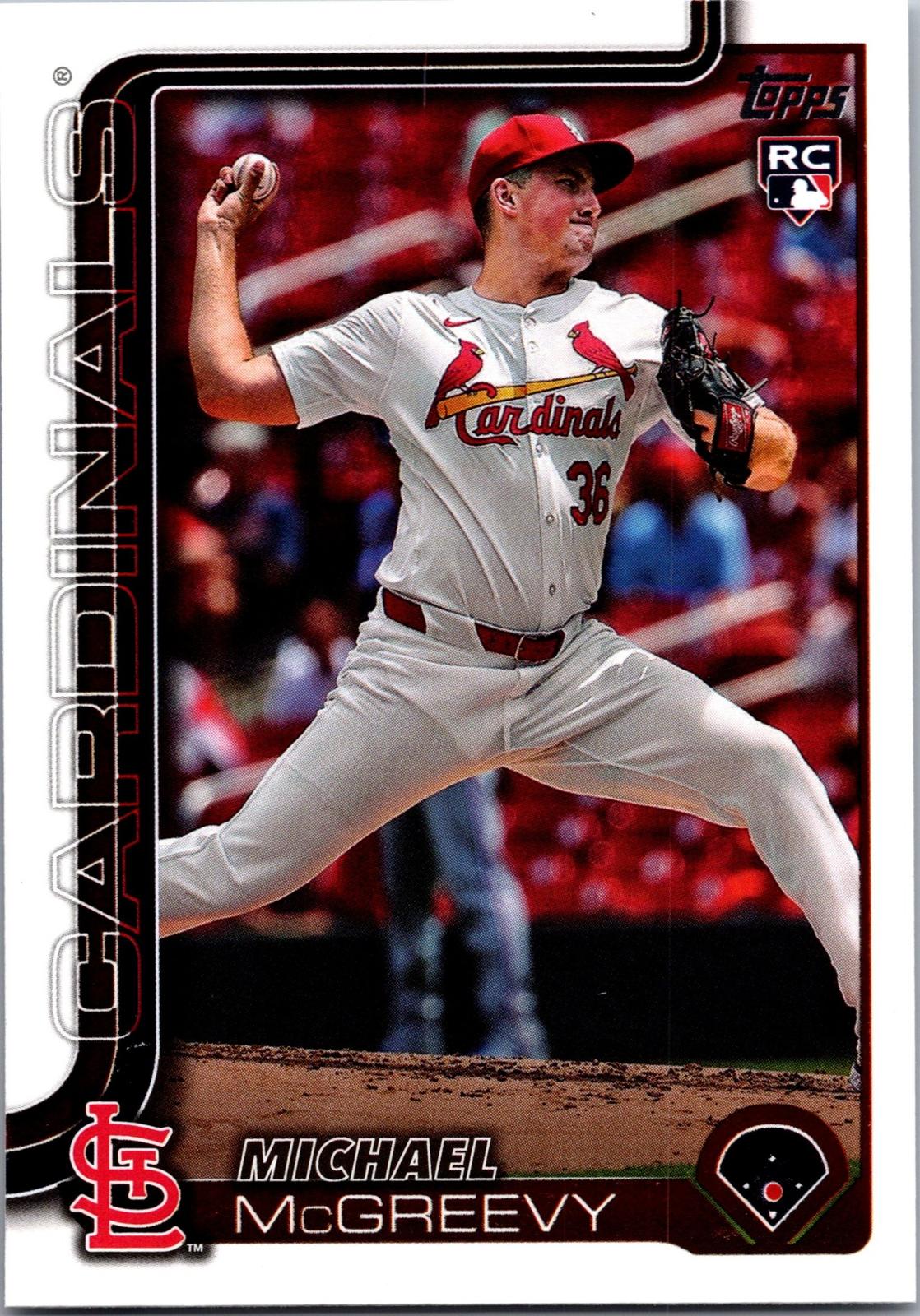 2025 Topps St. Louis Cardinals #STL-2 Michael McGreevy
