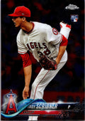 2018 Topps Chrome #164 Troy Scribner Refractor