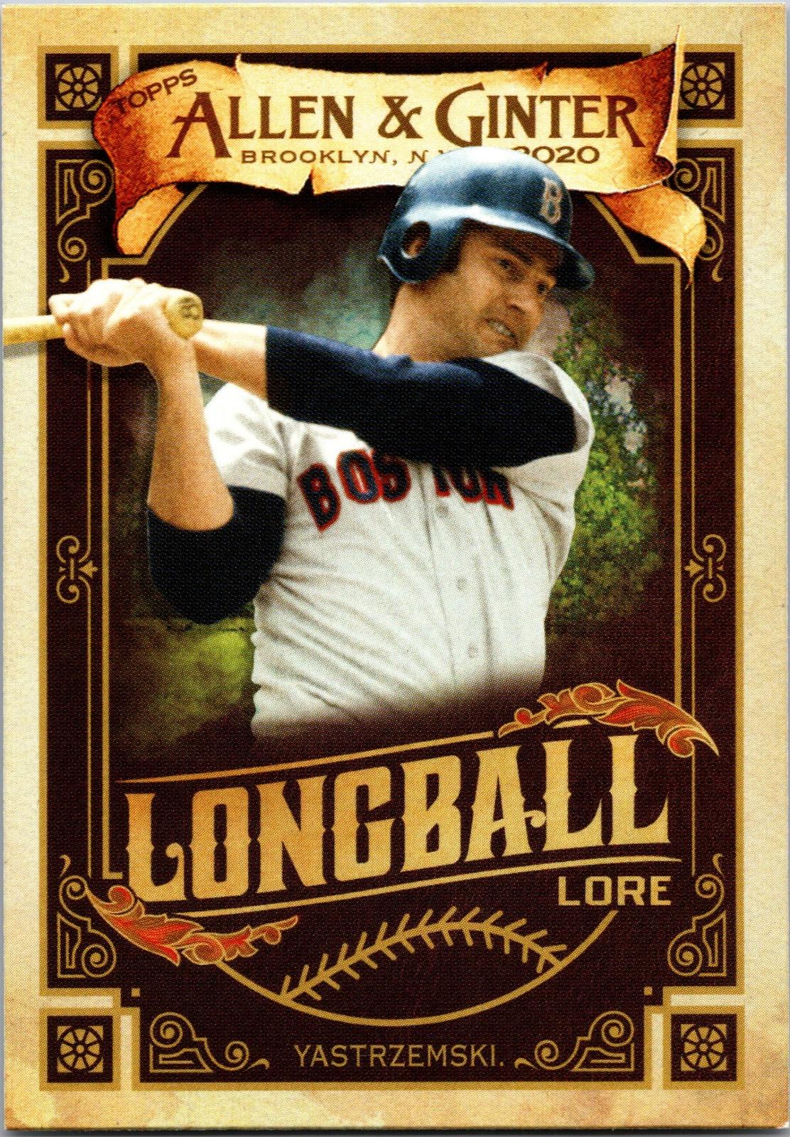 2020 Topps Allen & Ginter #LL-49 Carl Yastrzemski Longball Lore