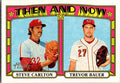 2021 Topps Heritage #TN-10 Steve Carlton / Trevor Bauer Then and Now
