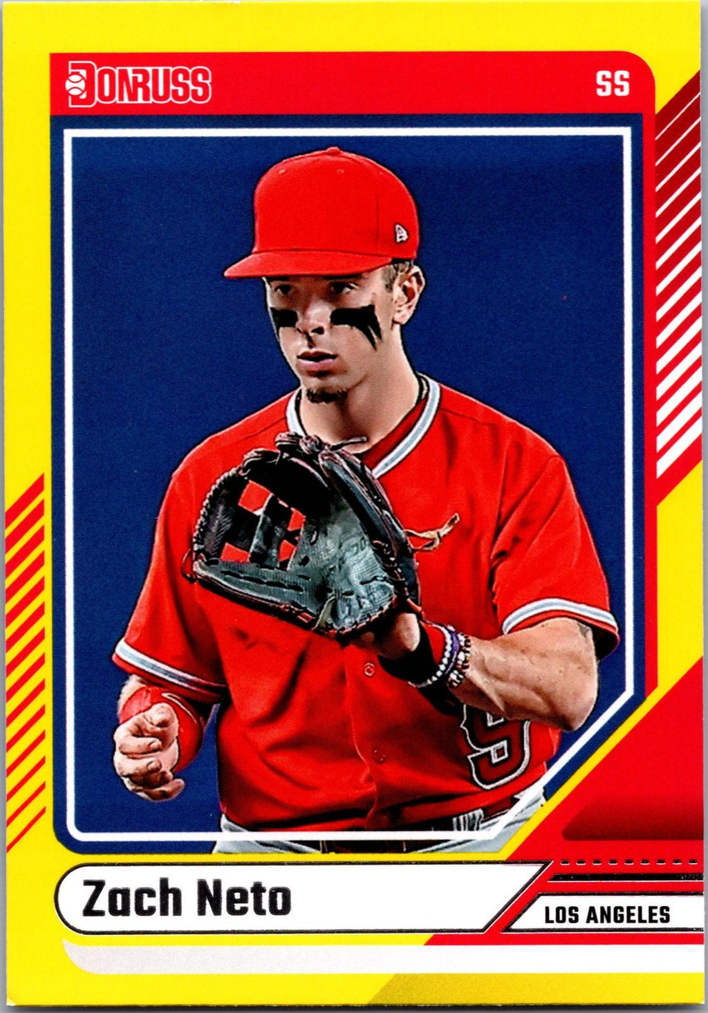 2024 Donruss #26 Zach Neto Yellow Flood