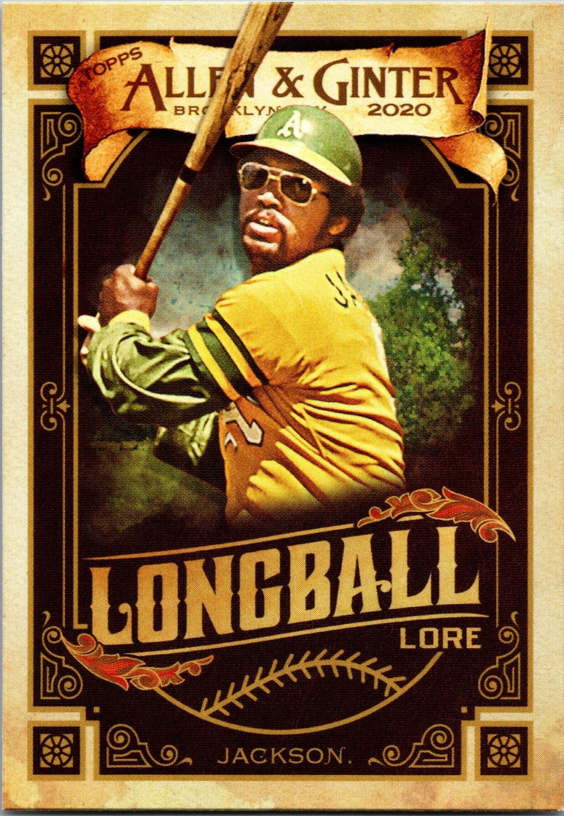 2020 Topps Allen & Ginter #LL-20 Reggie Jackson Longball Lore