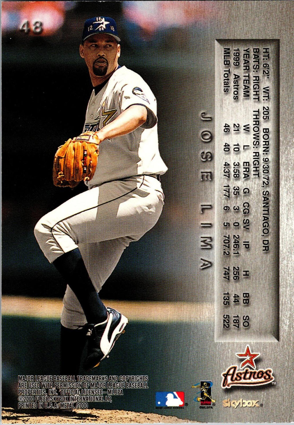 2000 Metal #48 Jose Lima