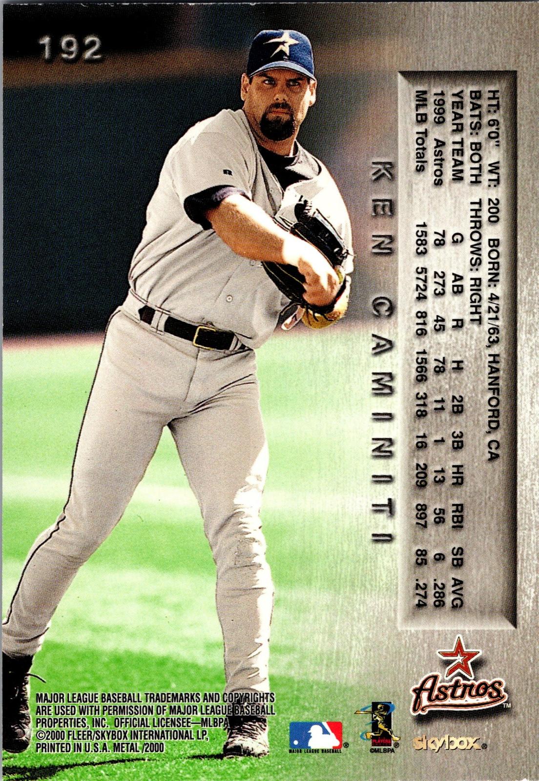 2000 Metal #192 Ken Caminiti