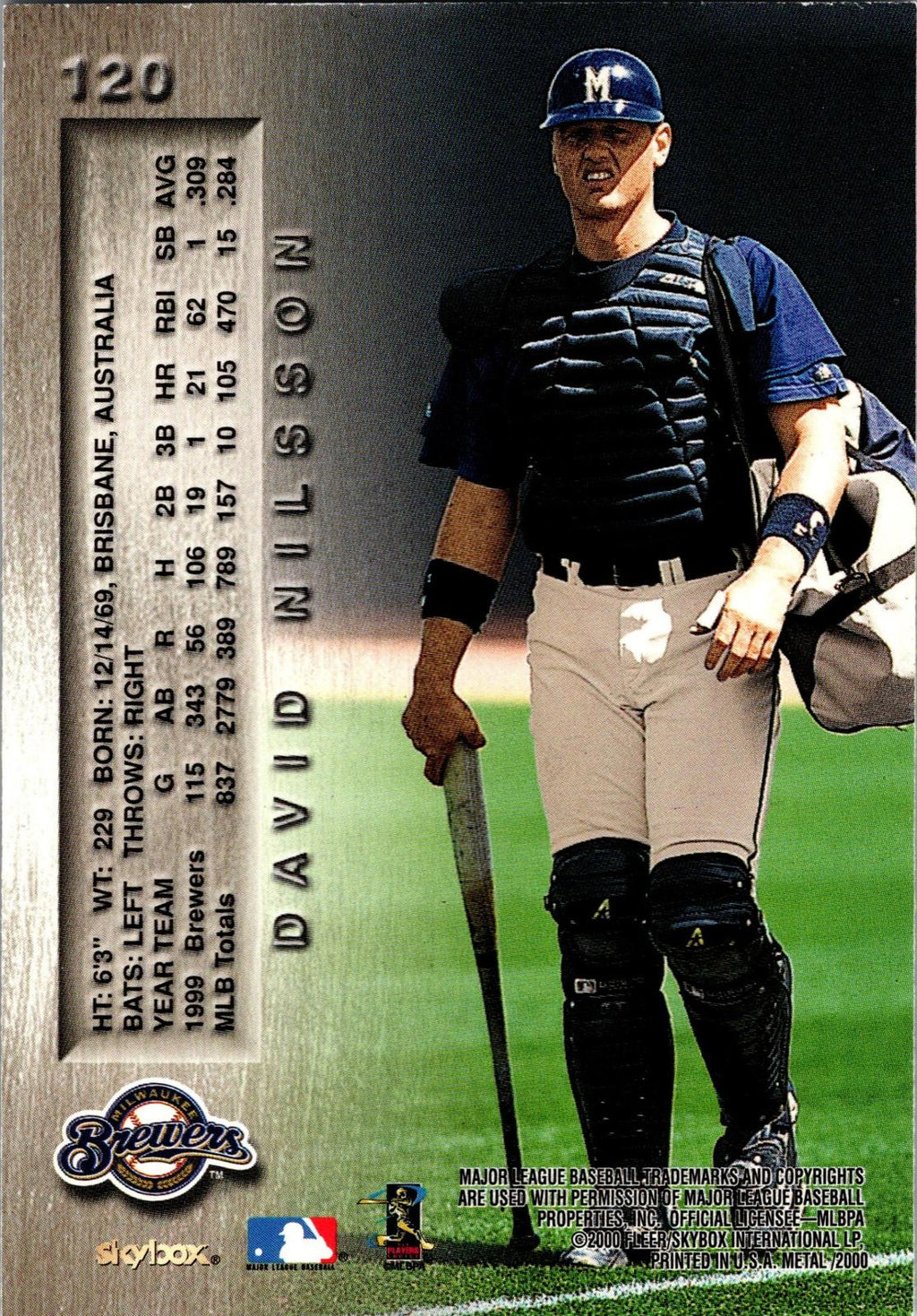 2000 Metal #120 Dave Nilsson Emerald