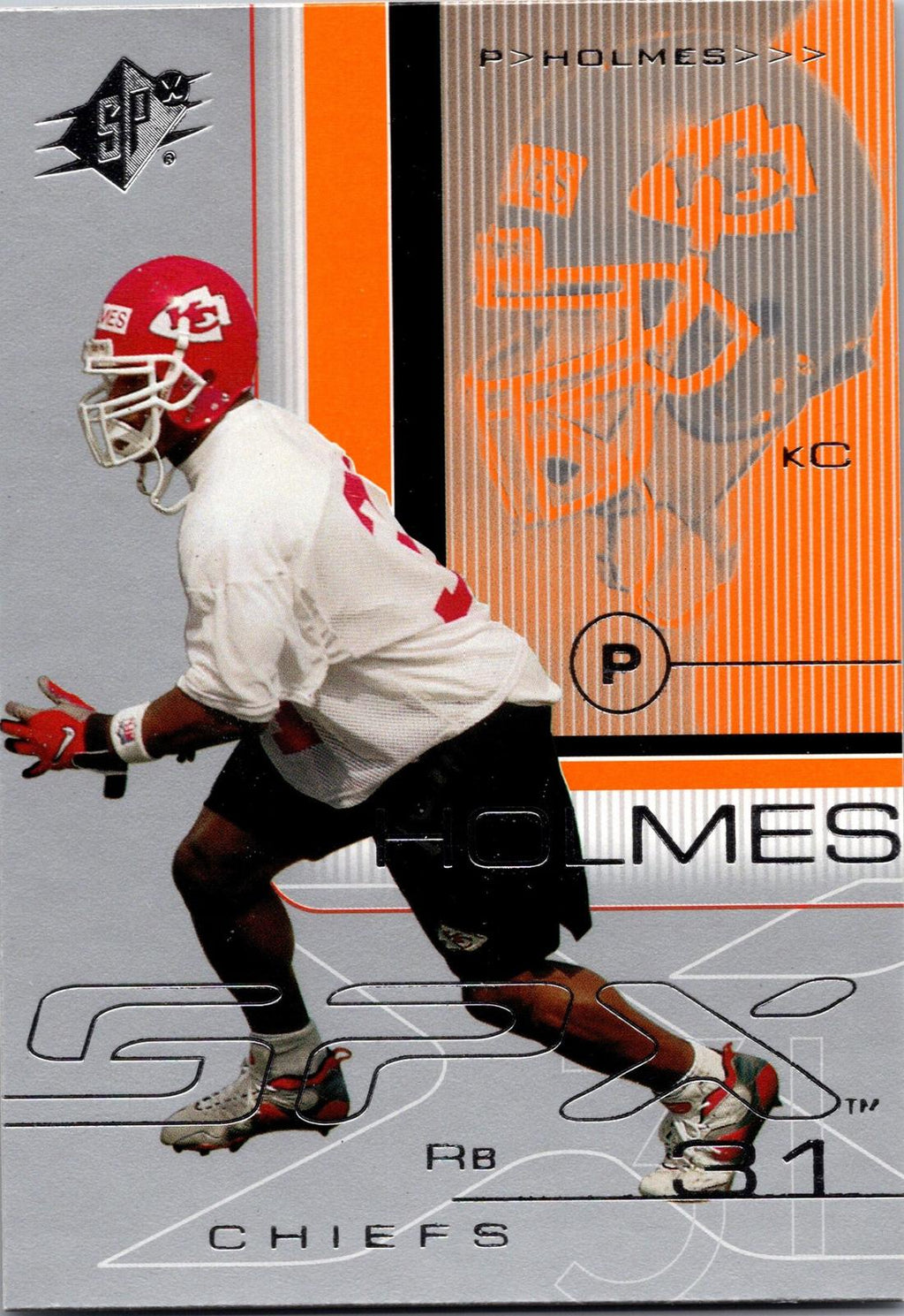 2001 SPx #45 Priest Holmes